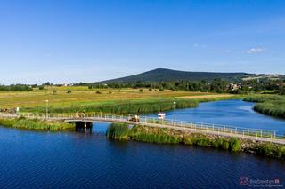 Zalew w Wilkowie w gminie Bodzentyn