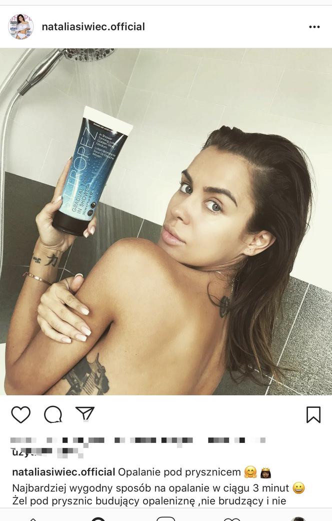 Natalia Siwiec Instagram reklama