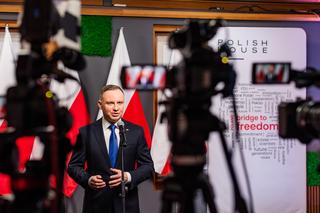 Andrzej Duda w Davos