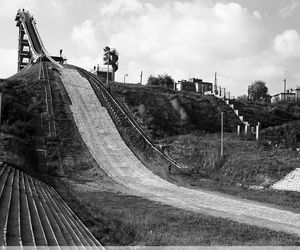 Skocznia w Warszawie 1960r. 