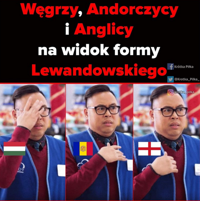 Memy po hattricku Lewandowskiego