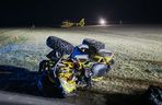 Quad zderzył się ze zwierzęciem w gminie Krzywiń