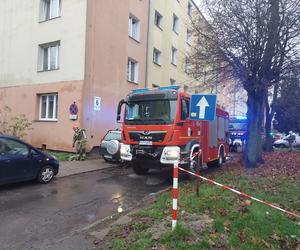 Pożar przy Żeromskiego w Starachowicach