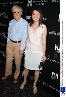 Woody Allen z żoną
