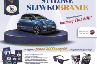 Loteria Śliwki Nałęczowskiej: do wygrania designerska kolekcja gadżetów i stylowy Fiat 500