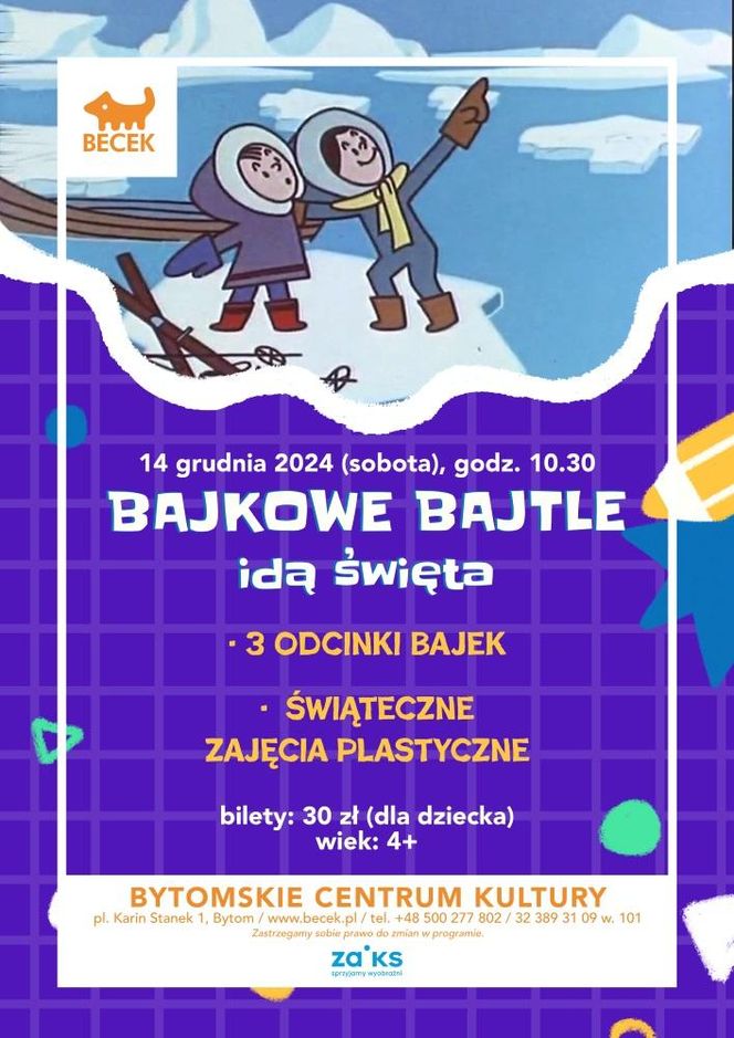 Bajkowe Bajtle w Bytomiu - sobota 14 grudnia