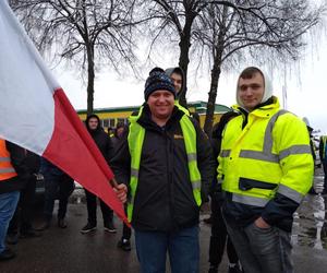 Protest rolników w Hrubieszowie - 9 lutego 2024