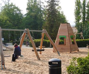 Plac zabaw w Parku Planty