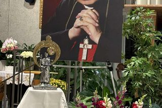 Relikwie bł. Stefana Kardynała Wyszyńskiego w kościele św. Francisa Borgii