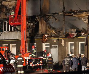 Pożar hotelu socjalnego w Kamieniu Pomorskim