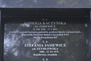 Grób rodziców Jarosława  Kaczyńskiego