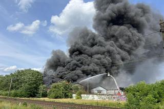 Ogromny pożar toksycznych odpadów w Zielonej Górze