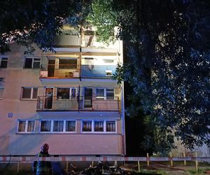 Pożar na Waryńskiego w Łodzi