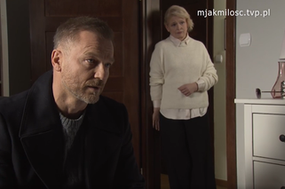 M jak miłość, odcinek 1644: Andrzej (Krystian Wieczorek), Marta (Dominika Ostałowska)
