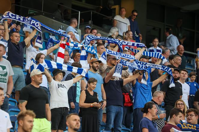 Tak bawili się kibice podczas meczu Lech Poznań - Lechia Gdańsk