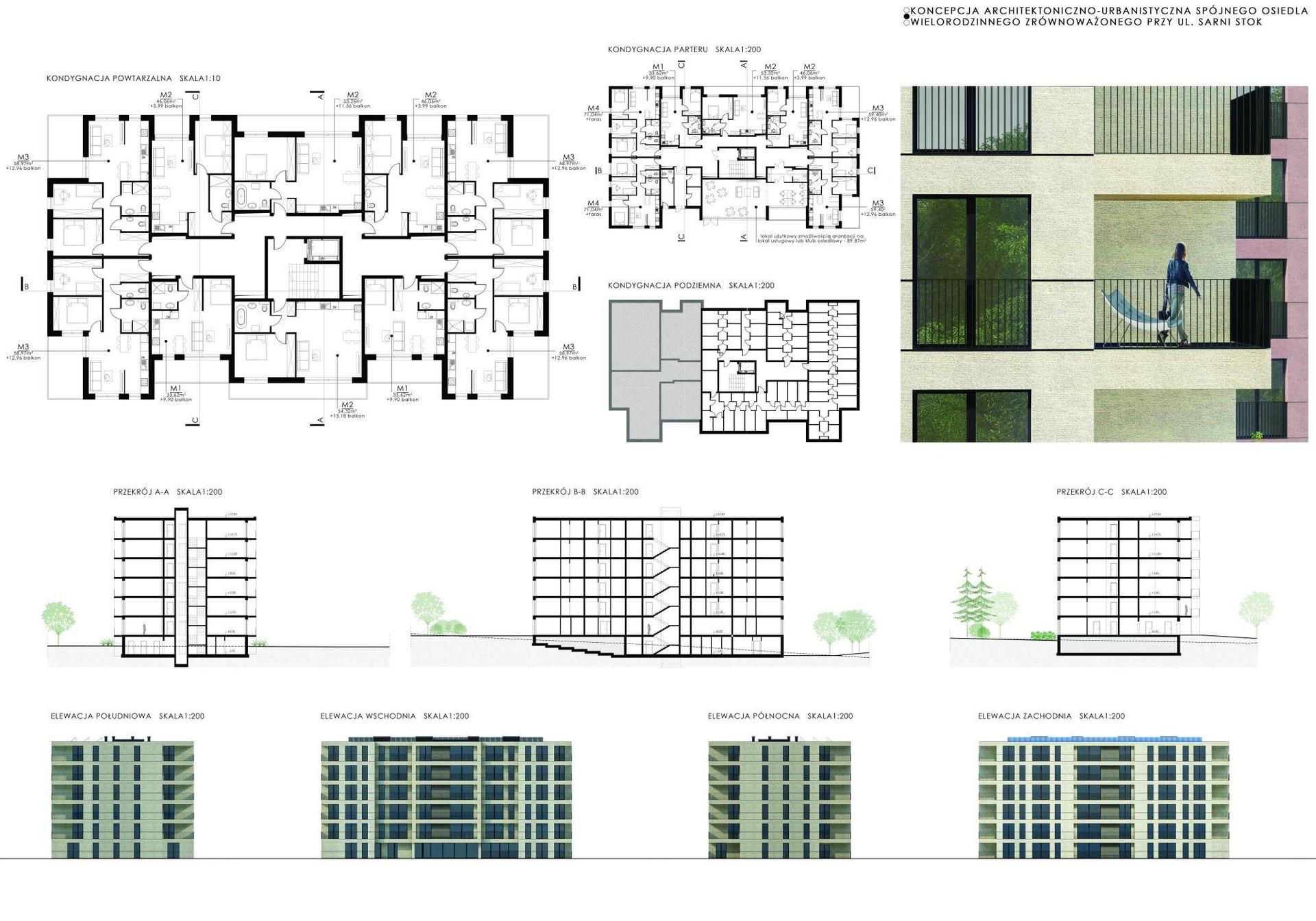 Osiedle TBS w Bielsku-Białej według Anny Drobczyk i Mateusza Witkowskiego 