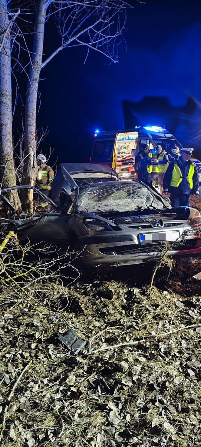 Obice. Śmiertelny wypadek kobiety i mężczyzny. Znaleźli ich policjanci [ZDJĘCIA].