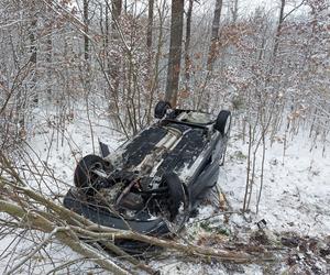 Wypadek na trasie Starachowice- Lubienia 24.11.22