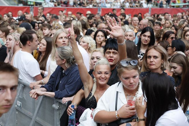 Koncert Jennifer Lopez w Warszawie (25.07.2025) - część druga. Organizatorem koncertu jest Prestige MJM