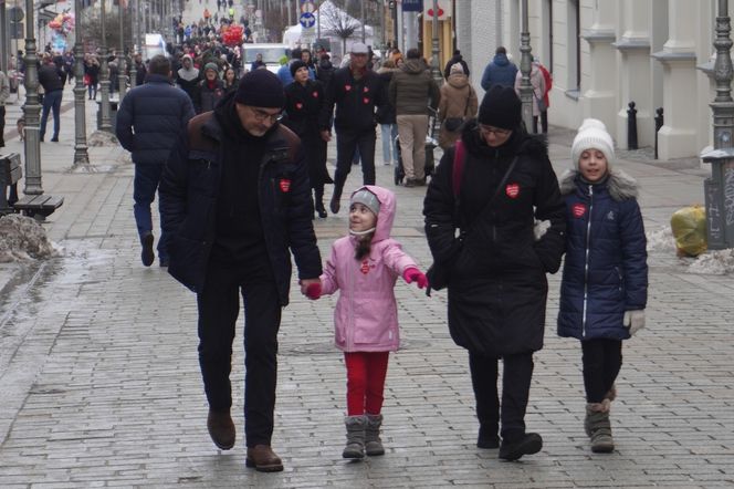 33. Finał WOŚP w Kielcach. Ulica Sienkiewicza