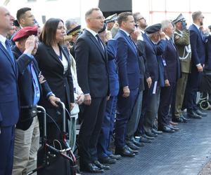 Andrzej Duda na Obchodach 80. rocznicy wybuchu Powstania Warszawskiego