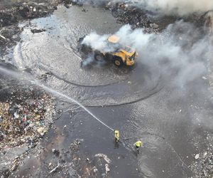 Strażacy zakończyli akcję gaśniczą w Bełżycach