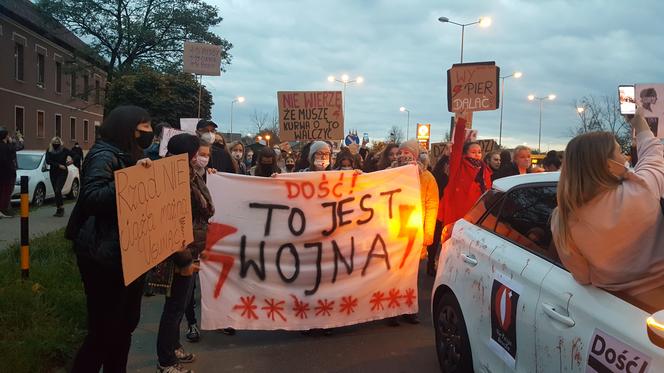 Kolejny dzień protestów. Ponad tysiąc osób przeszło ulicami Gliwic