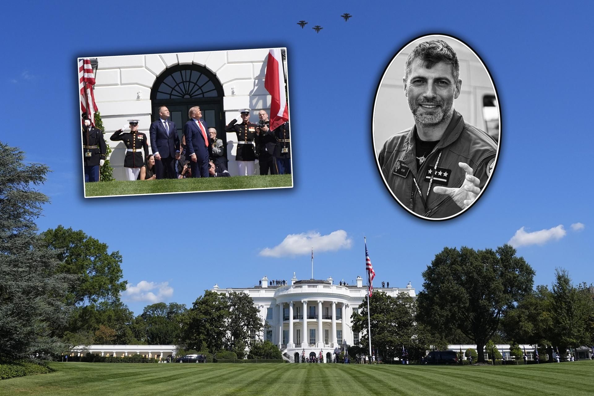 Poruszający widok nad Białym Domem. Tak oddali hołd majorowi Krakowianowi