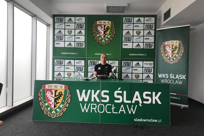 Konferencja Śląska Wrocław przed meczem z Koroną Kielce