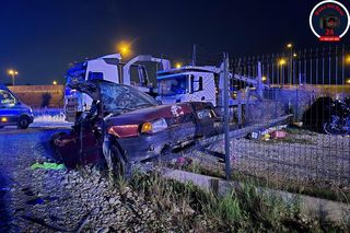 Roztrzaskał dwa audi i dachował na poboczu. Mówił, że wypił tylko dwa piwa