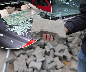 Romeo z Białej Podlaskiej rzucał kostką brukową. Pomylił bloki