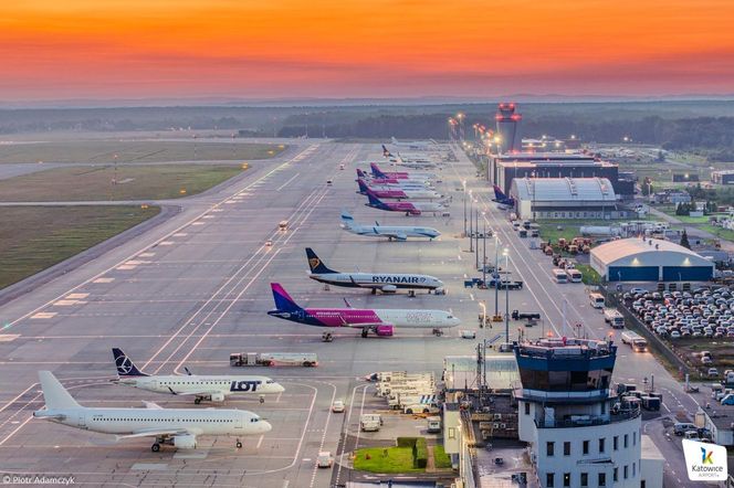 Ewakuacja Katowice Airport