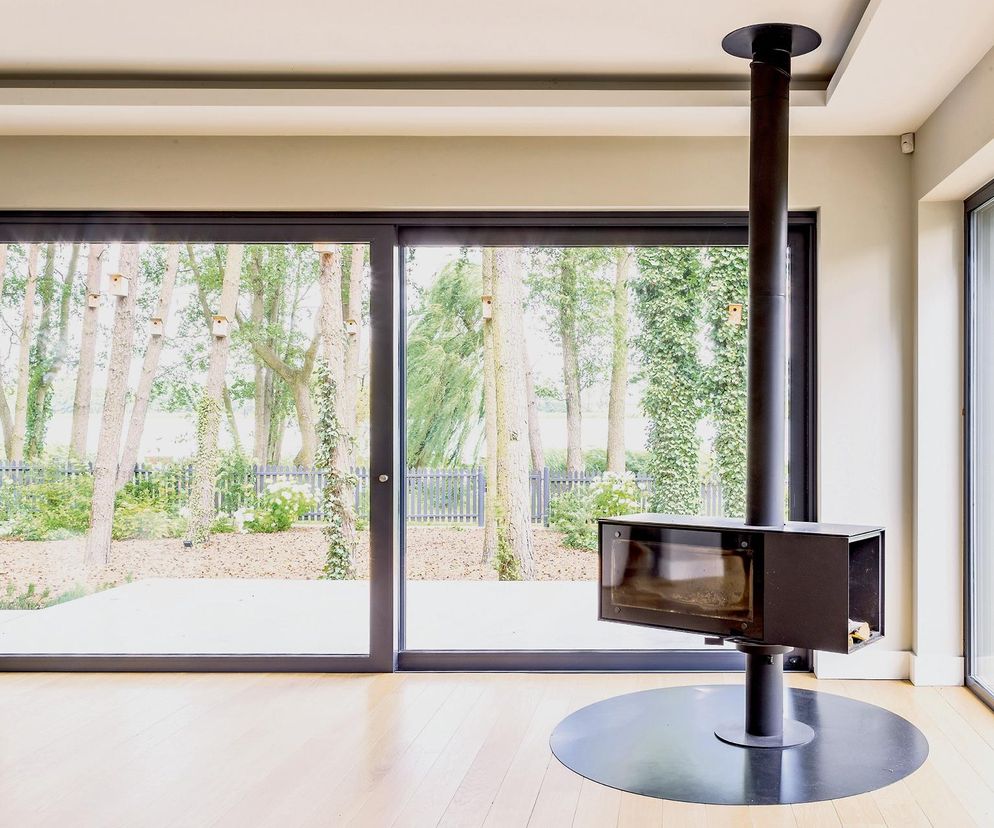 Dom z oryginalnym kominkiem