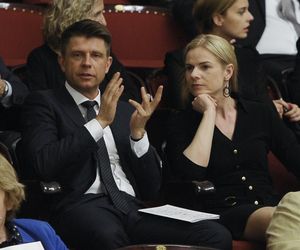 Dawno niewidziany Ryszard Petru z żoną Joanną na salonach
