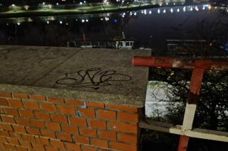 Bezczelny akt wandalizmu w Krakowie. Dwóch mężczyzn popisało się „talentem” plastycznym tuż pod Wawelem