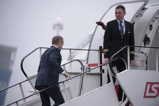 Wylot Donalda Tuska do Brukseli