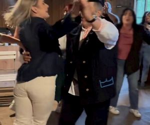 Porwał Martę Nawrocką do tańca 