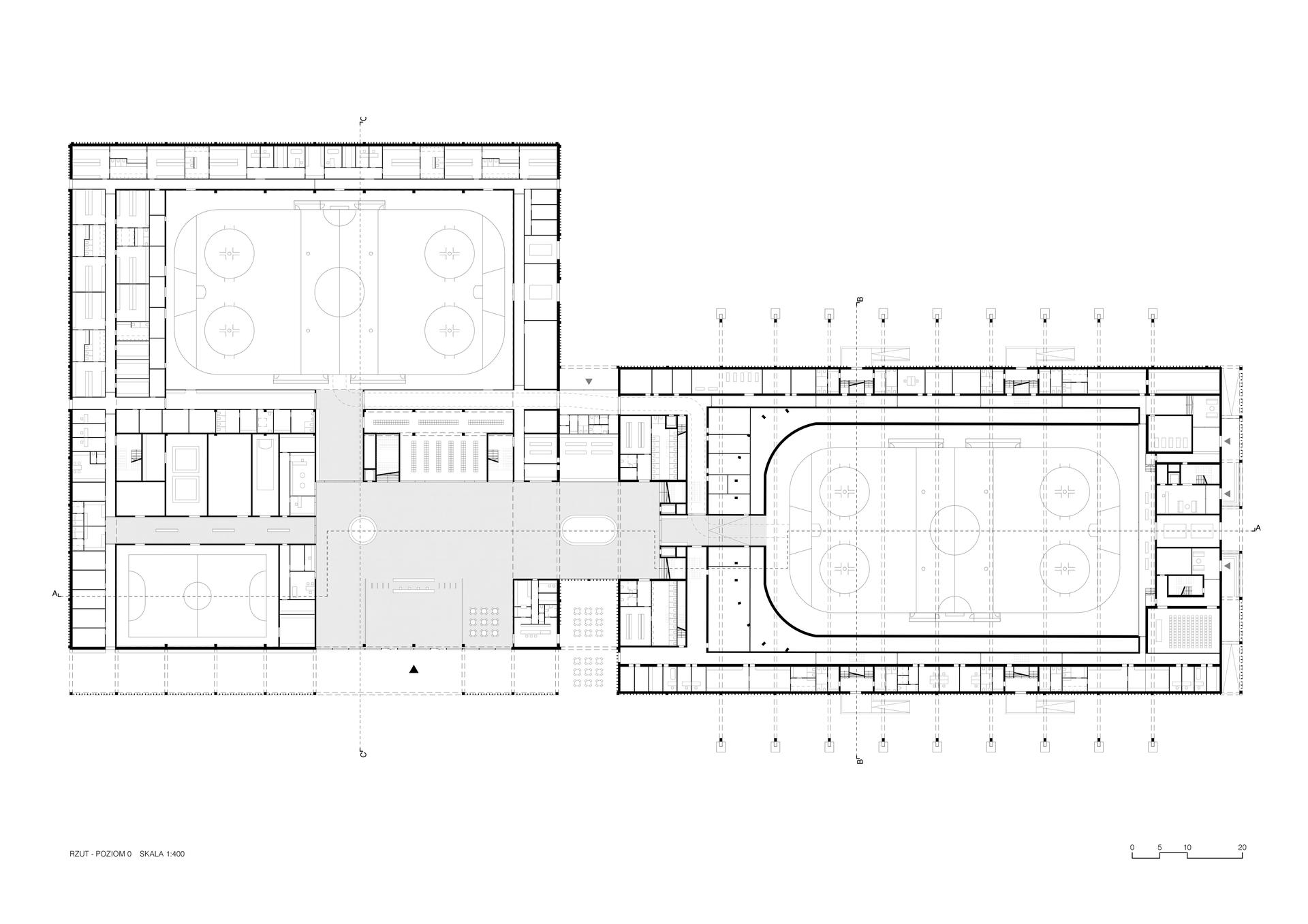 Hala lodowa w Oświęcimiu projektu M.O.C.  Architekci