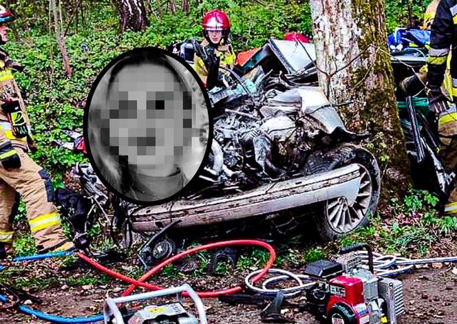 BMW roztrzaskało się na drzewie. 22-latka nie żyje