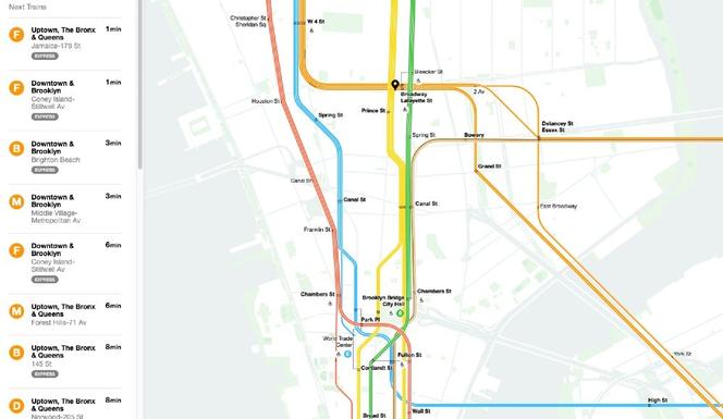 Mapa metra działa gorzej niż metro