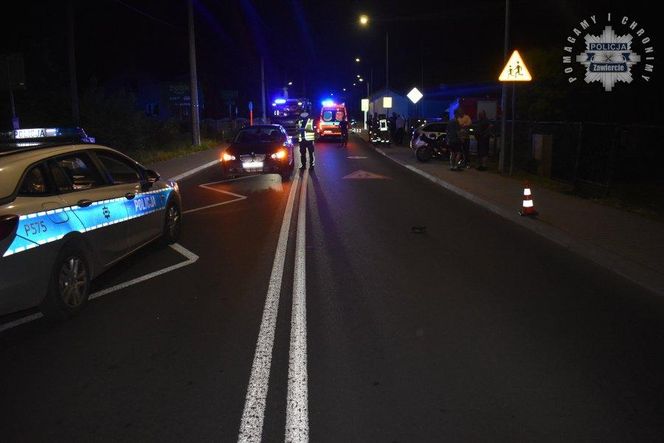 Potrącenie nastolatki w Zawierciu