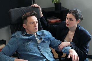 Barwy szczęścia odc. 3231. Błażej Modrzycki (Piotr Ligienza), Weronika (Maria Świłpa)