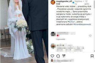Magda Gessler na ślubie córki swojego partnera Waldemara Kozerawskiego