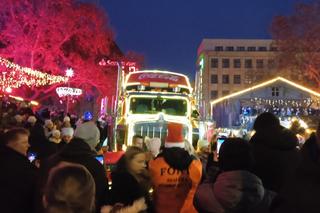 Świąteczna ciężarówka Coca-Coli w Poznaniu