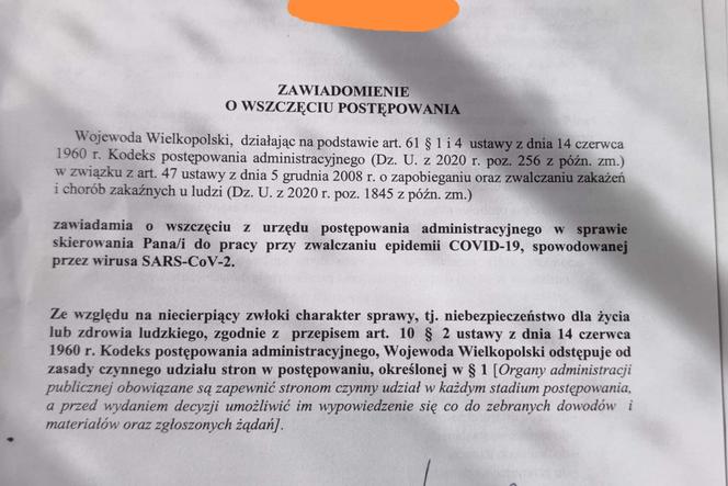 Studenci Uniwersytetu Medycznego otrzymali wezwania do pracy w szpitalu tymczasowym w Poznaniu