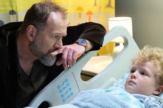 M jak miłość odcinek 1874. Szef Mirosław Wójcik (Jakub Kornacki), Tymek (Ksawery Krajewski)