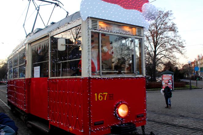 Świąteczny tramwaj w Szczecinie