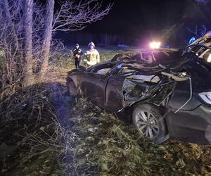 Zginął młody kierowca. Tragiczny wypadek BMW w gminie Suchożebry!