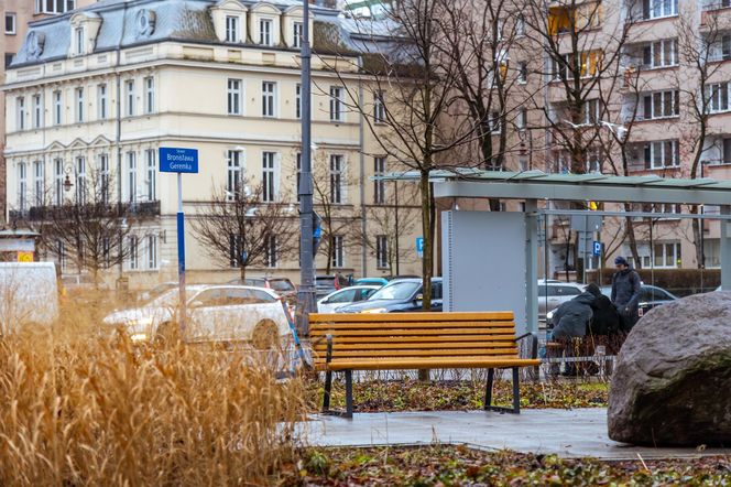 Zielona Marszałkowska między placem Bankowym a ul. Królewską