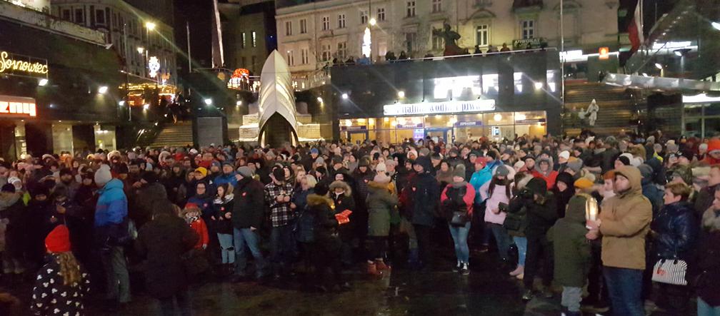 Sosnowiec pożegnał prezydenta Gdańska Pawła Adamowicza